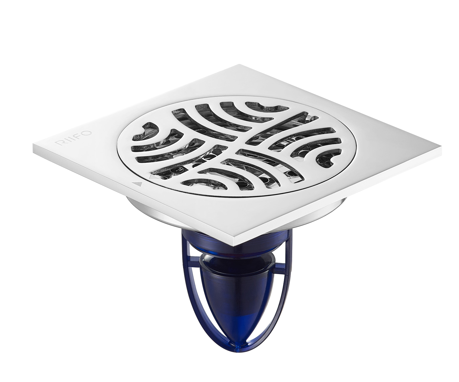 不銹鋼地漏RF-79017B（鎳拉絲）（磁懸浮）