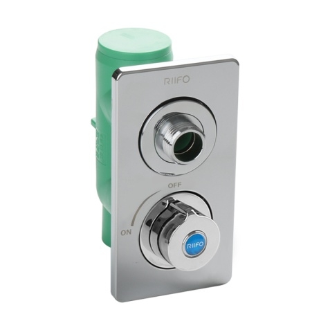 AZ113PPR暗裝全通徑角閥DN20（綠)（加高型）