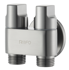 雙控雙出洗衣機(jī)龍頭RF-24053Q（槍灰）